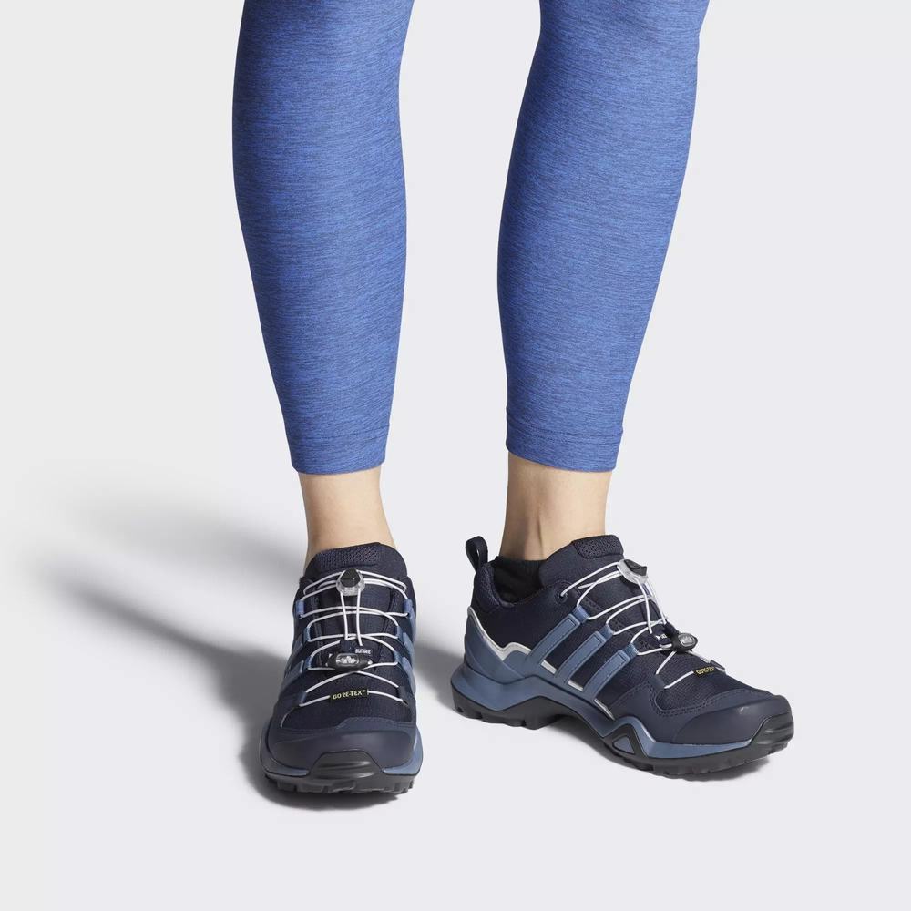 Adidas Terrex Swift R2 GTX Tenis De Seguridad Azules Para Mujer (MX-96896)